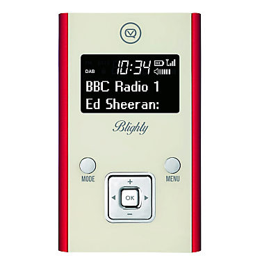 VQ Blighty DAB/DAB+/FM Personal Stereo Radio Red